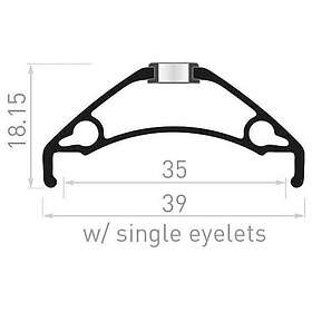 Contec Xeta 27,5´´ 35 Mm Disc E-bike Tubeless Mtb-fälg