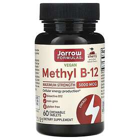 Jarrow Formulas B-12 5000 mcg 60 sugtabletter
