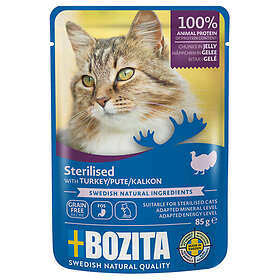 Bozita Sterilised Turkey in Jelly Våtfoder 85g