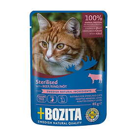 Bozita Sterilised Beef in Jelly Våtfoder 85g