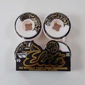 OJ Wheels Elite Hard line 99a White 55mm