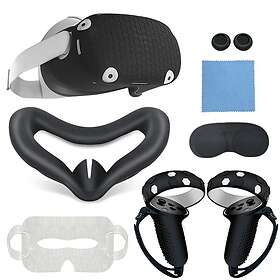 INF Oculus Quest 2 och Meta Quest 2 Tillbehör och Skydd Svart
