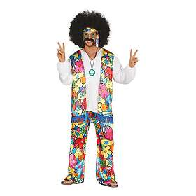 Hippie Regnbågsfärgad Maskeraddräkt Small