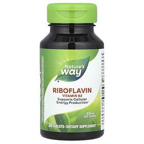 Nature's Way Riboflavin Vitamin B2 100 Kapslar