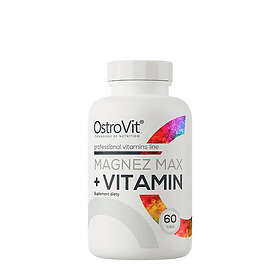 OstroVit Magnez MAX + Vitamin 60 Tablett