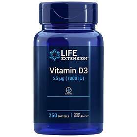 Life Extension Vitamin D3 1000 Iu 25Mcg 250 caps