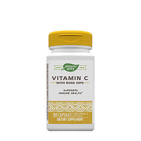Nature's Way Vitamin C with Rose Hips 100 Capsules