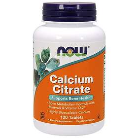 Now Foods Calcium Citrate with Minerals & Vitamin D-2 100 tabs