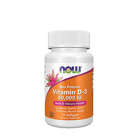 Now Foods Vitamin D-3 50,000 IU 12 Softgels