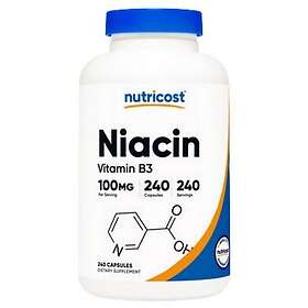 Nutricost Vitamin B3 Niacin 100 mg 240 Capsules