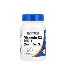 Nutricost Vitamin K2 MK-7 30 Softgels