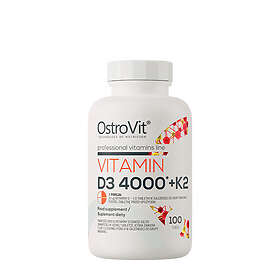 OstroVit Vitamin D3 4000 IU + K2 100 Tablets