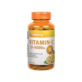 Vitaking Vitamin C-1000 + D-4000 90 Tablets