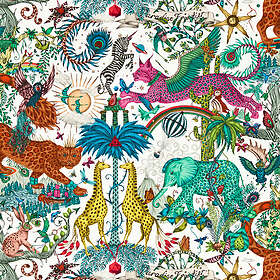 Clarke & Clarke Paradise Lost Ivory W0216/03