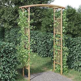 vidaXL Rosenbåge bambu 118x40x187cm