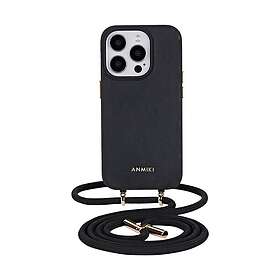 Anmiki Crossbody Phone Case iPhone 15 Pro mobilskal med axelrem