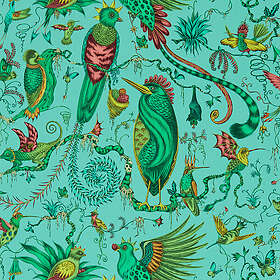 Clarke & Clarke Quetzal Aqua W0217/01