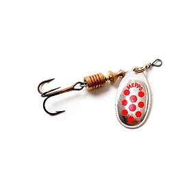 Mepps Spinner AGLIA DECOREE-2 4,5g silver/röda prickar