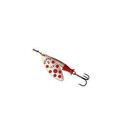 Mepps Spinner AGLIA LONG HEAVY-1+ 12gr silver/röda prickar