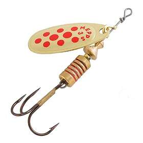 Mepps Spinner COMET-3 6,5g guld/röda prickar