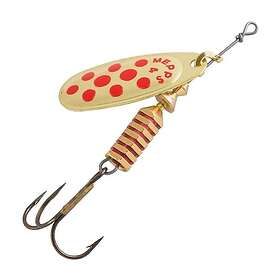 Mepps Spinner COMET-4 8,0g guld/röda prickar