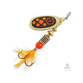Mepps Spinner MOUCHE-2 4,5g guld/orange prickar