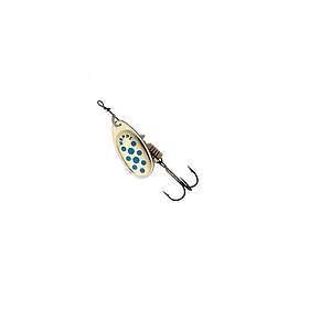 Mepps Spinner COMET-4 8,0g guld/blå prickar