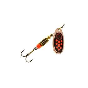 Mepps Spinner-2 4,5g koppar/orange prickar
