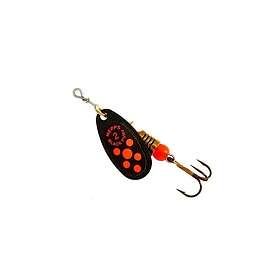 Mepps Spinner-2 4,5g svarta/orange prickar