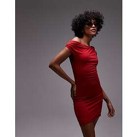 TOPSHOP Asymmetric Twist Detail Mini Dress