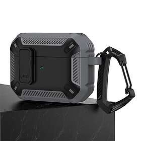 INF Skyddsfodral för AirPods Pro 2 Svart+grå