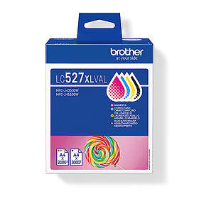 Brother LC527XLVAL (Svart/Cyan/Magenta/Gul)