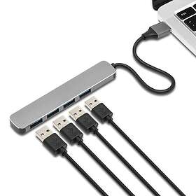 Plexgear USB-A-hubb CB222 med USB-A-anslutning 4-vägs