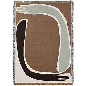 Ferm Living Pose Tapestry Filt Väggdekoration 120x170 cm Coffee