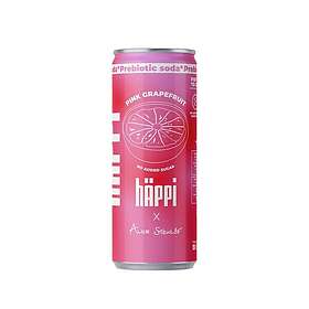 Happi x Alice Stenlöf Prebiotisk läsk Pink Grapefruit 330ml