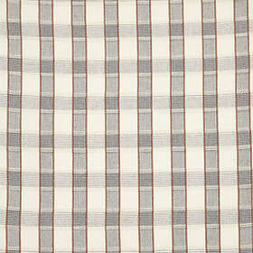 Jakobsdals Quadro Tyg Metervara Svart/Offwhite