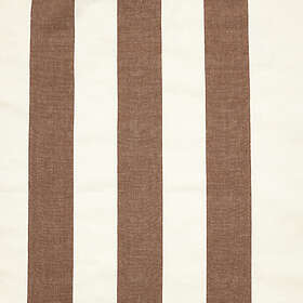 Jakobsdals Striato Tyg Metervara Brun/Offwhite