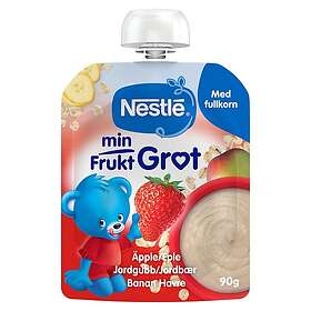 Nestle Min Fruktgröt Äpple Jordgubb Banan 90g