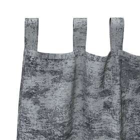 vidaXL Sammetsgardiner 2 st med öglor Silvergrå 260x140 cm
