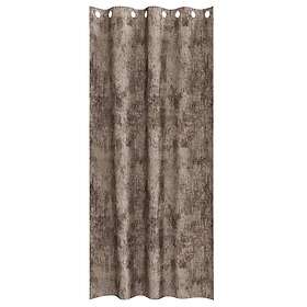 vidaXL Sammetsgardiner 2 st med Ögonringar Cappuccino 245x140 cm