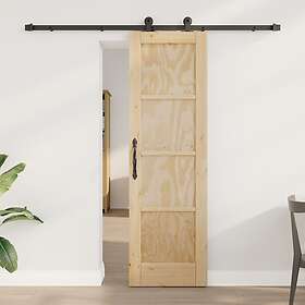 vidaXL Sliding Door 61x198.5 Solid Pine Wood