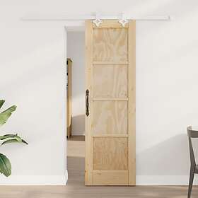 vidaXL Sliding Door Solid Pine 61x198.5 cm
