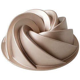 Blomsterbergs Swirl sockerkaksform 24 cm, rose gold
