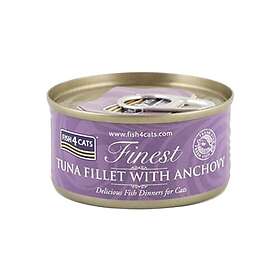 Fish4cats Tonfisk och ansjovis våtfoder 10x70g