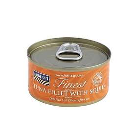 Fish4cats Tonfisk och bläckfisk våtfoder 10x70g