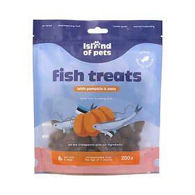 Island of Pets Fish Treats with Pumpkin and Oats 200g
