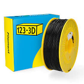 123-3D PCTG Filament Svart 1,75mm 1kg