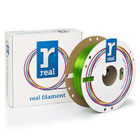Real PETG filament Transparent Grön 1,75mm 0,5kg