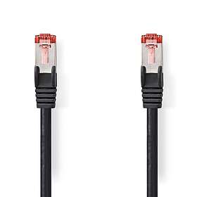 Nedis CAT6 Nätverkskabel RJ45 hane RJ45 hane S/FTP 1,50 m Rund LSZH Svart Label