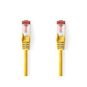 Nedis CAT6 Nätverkskabel RJ45 hane RJ45 hane S/FTP 1,00 m Rund LSZH Gul Label